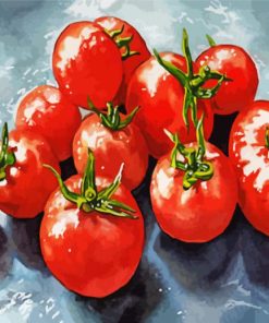 Tomatoes paint by numbers