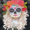 Aesthetic Catrina paint by numbers