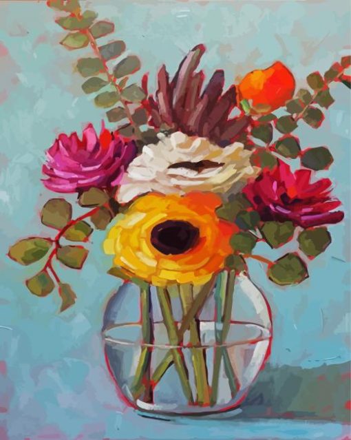 Aesthetic Flowers paint by numbers