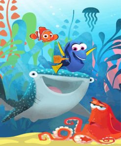 Aesthetic Nemo Fish And Dory paint by numbers