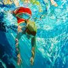 Swimmer Girl paint by numbers