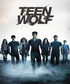 Teenwolf Movie Poster paint by numbers