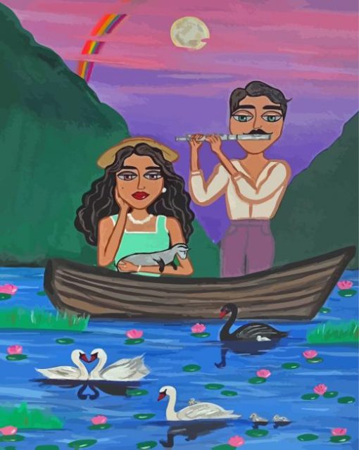 Arab Couple paint by number