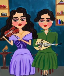 Arab Musician Ladies paint by number