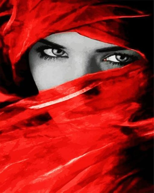 Arab Woman paint by number