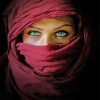 Aesthetic Arabic Woman With A Scarf paint by numbers