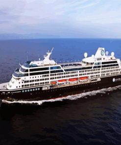 Azamara Ship In The Sea paint by numbers