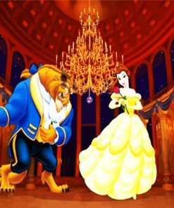 Beauty And The Beast paint by numbers