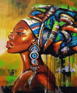 Black Woman paint by number