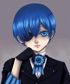 Ciel Phantomhive Anime Character paint by numbers