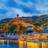 Cochem City In Germany paint by numbers