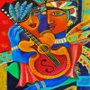 Aesthetic Cubism Musicians Art paint by numbers