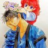 Cute Yona Of The Down Manga paint by numbers