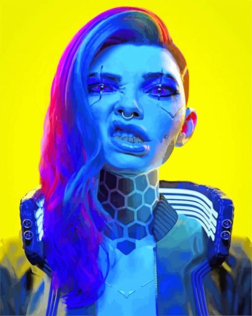 Dangerous Cyberpunk paint by numbers