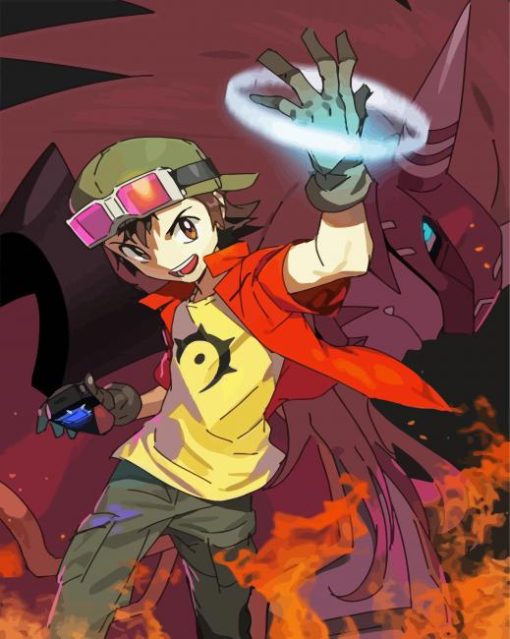 Digimon Manga Anime paint by number