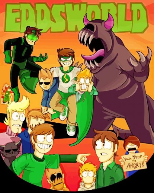 Eddsworld Characters paint by numbers