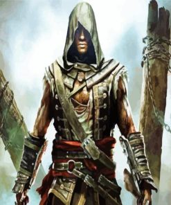 Assassins Creed Edward paint by numbers