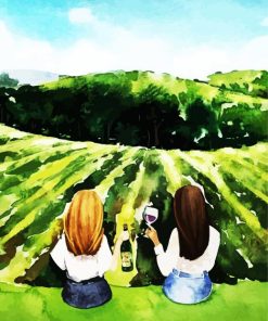 Friends On A Trip Anime paint by numbers