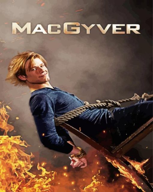 MacGyver Movie Poster paint by numbers