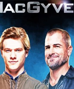 MacGyver Poster paint by numbers