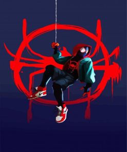 Miles Morales Spider paint by numbers