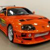 Oranfe Toyota Supra paint by numbers