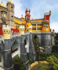 Pena Palace paint by number