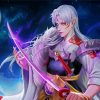 Sesshomaru Inuyasha Anime Character paint by numbers