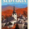 Slovakia Europe Poster Art paint by numbers