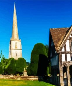 St Mary S Church Bastford England paint by numbers