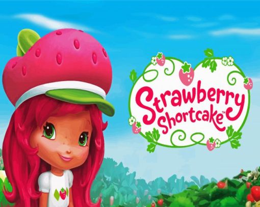 Strawberry Shortcake Animation Poster paint by numbers