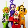 Stylish Teletubbies Tv Show paint by numbers