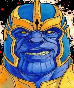 Marvel Thanos paint by numbers