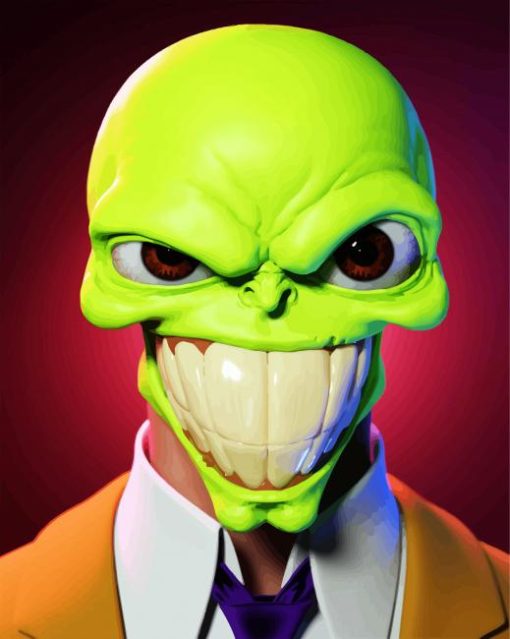 The Green Mask paint by numbers