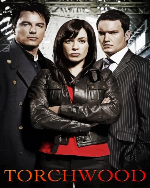 Torchwood Movie Poster paint by numbers