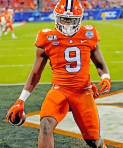 Travis Etienne Chemson American Football paint by numbers