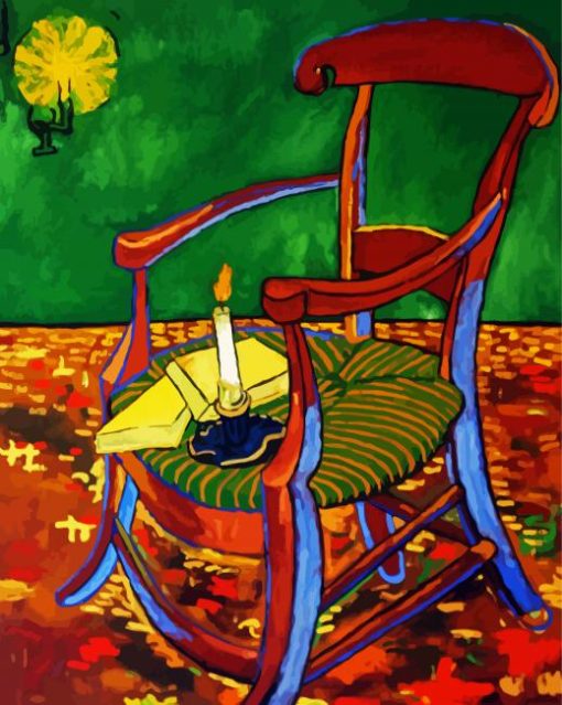 Van Gogh Gauguins Chair paint by numbers