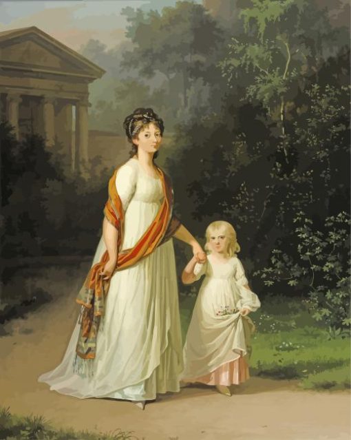 Classy Mother And Daughter paint by numbers