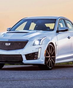 Aesthetic White Cts V Car paint by numbers