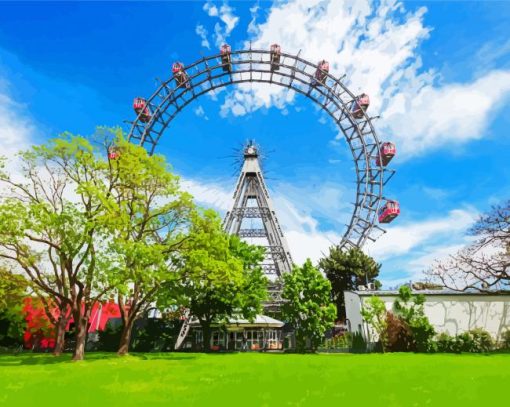 Wiener Riesenrad paint by numbers