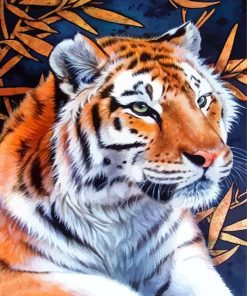 Wild Huge Tiger paint by numbers