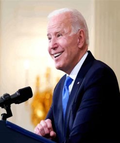 Joe Biden Smiling paint by number