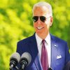 Joe Biden Wearing Glasses paint by number