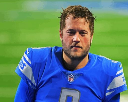 John Matthew Stafford paint by numbers