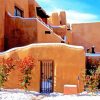 Adobe House And Snow paint by numbers