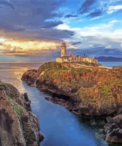 Fanad Head Lighthouse paint by numbers