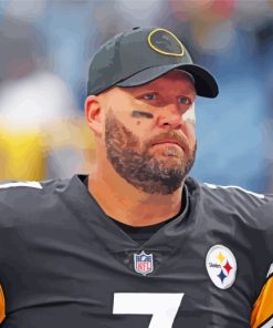 Ben Roethlisberger Player paint by numbers