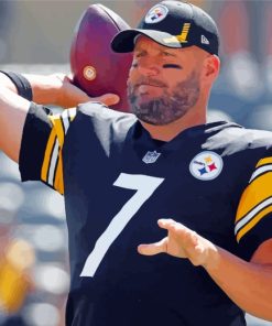 Ben Roethlisberger Player paint by numbers