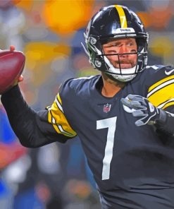 Cool Ben Roethlisberger paint by numbers