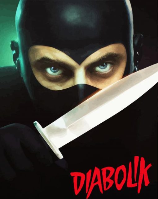 Diabolik Character paint by numbers